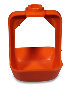 Drip cup orange wo/clamp NE EV-S/NAT-R